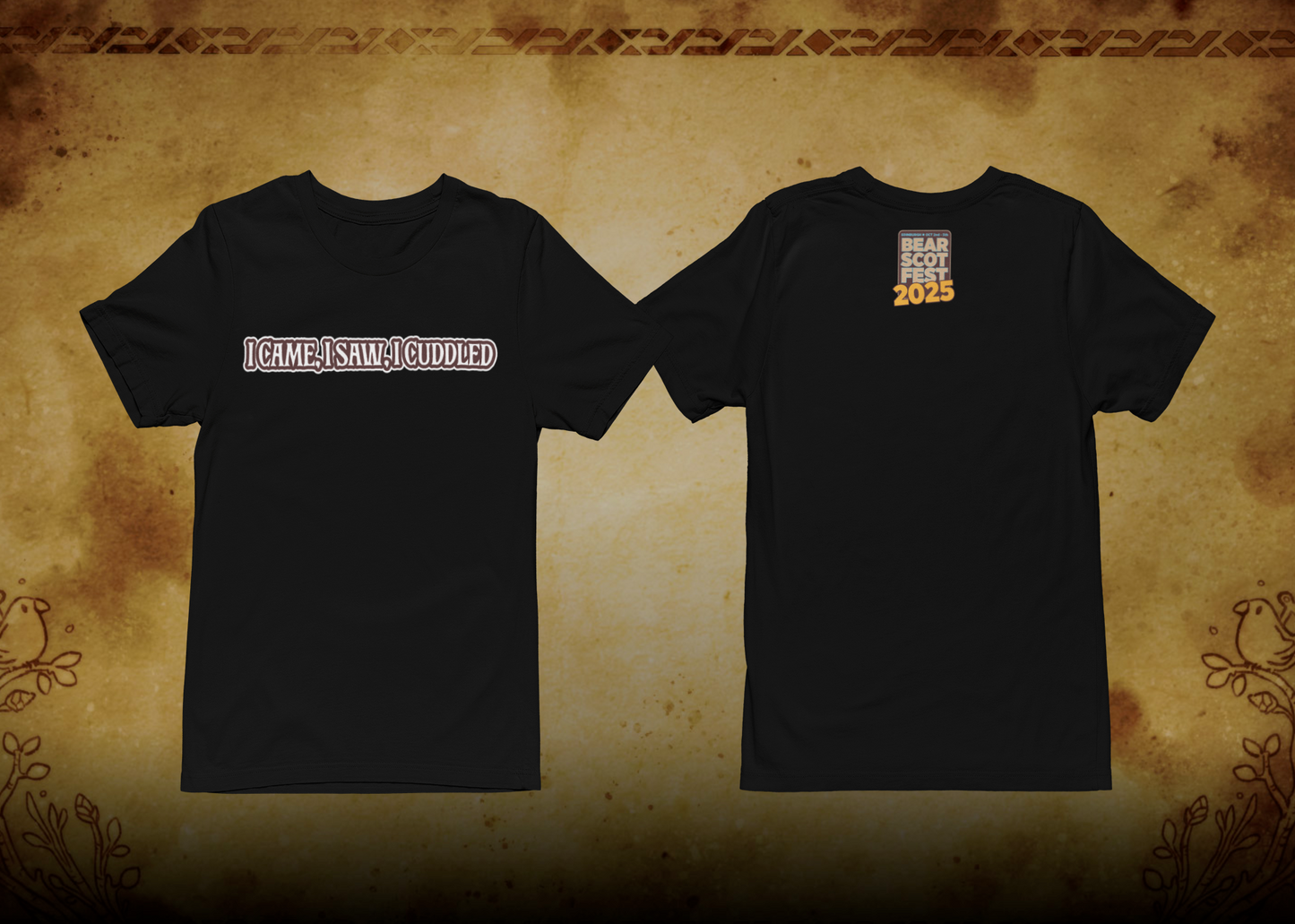 Official BearScots Fest 2025 Merch Tees