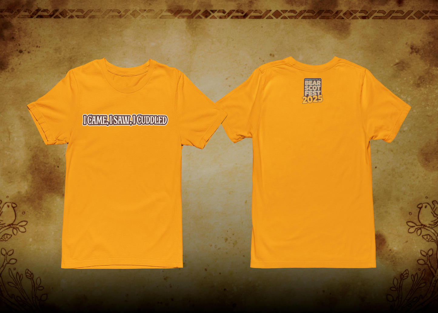 Official BearScots Fest 2025 Merch Tees