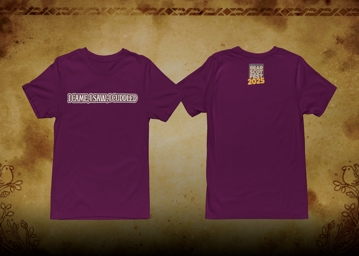 Official BearScots Fest 2025 Merch Tees
