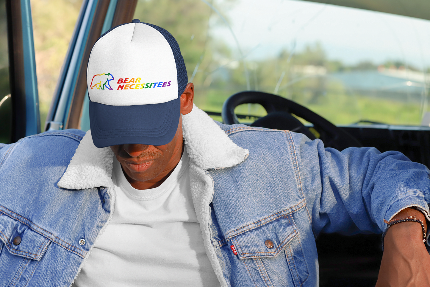 Bear-Necessitees Trucker Cap with 140 color choices